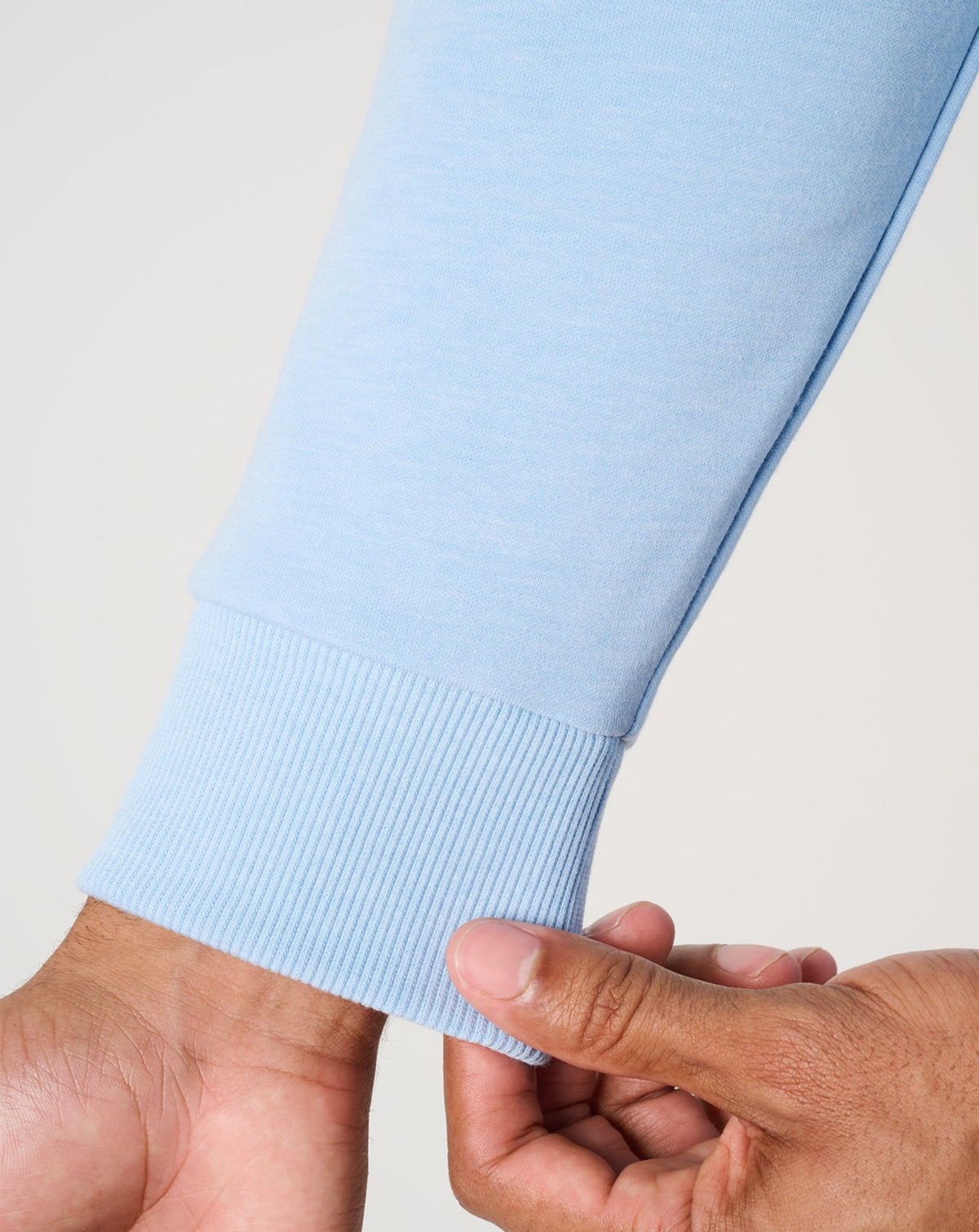 Cloud Quarter Zip 2.0 Heather Powder Blue | Travis Mathew