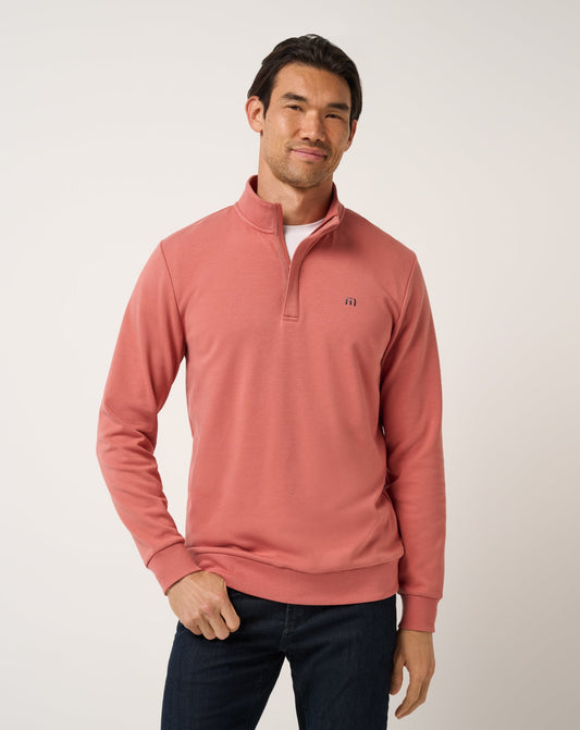 Cloud Quarter Zip 2.0 Brick Dust | Travis Mathew