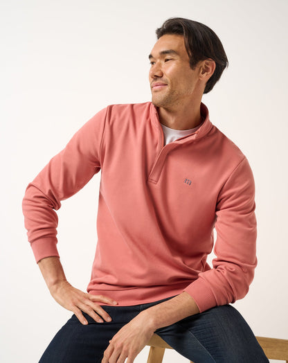 Cloud Quarter Zip 2.0 Brick Dust | Travis Mathew
