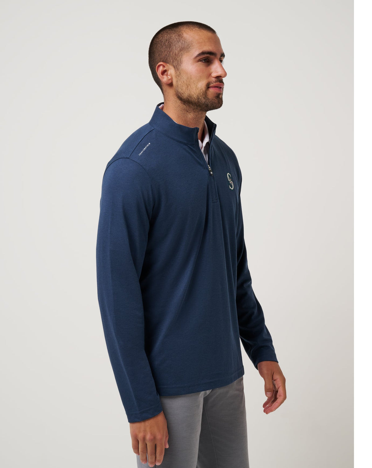 Seattle Mariners Time To Tailgate Quarter Zip Navy | Travis Mathew