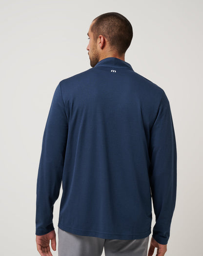New York Yankees Time To Tailgate Quarter Zip Navy | Travis Mathew