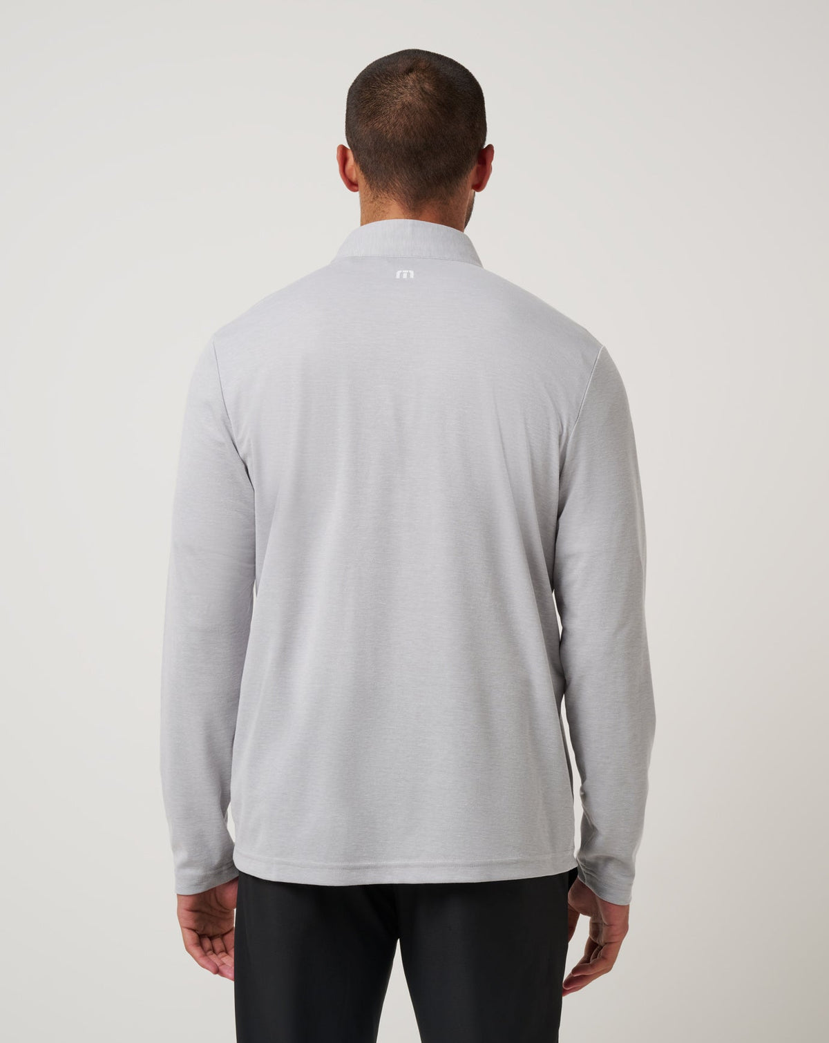 San Francisco Giants Time To Tailgate Quarter Zip Heather Grey | Travis Mathew