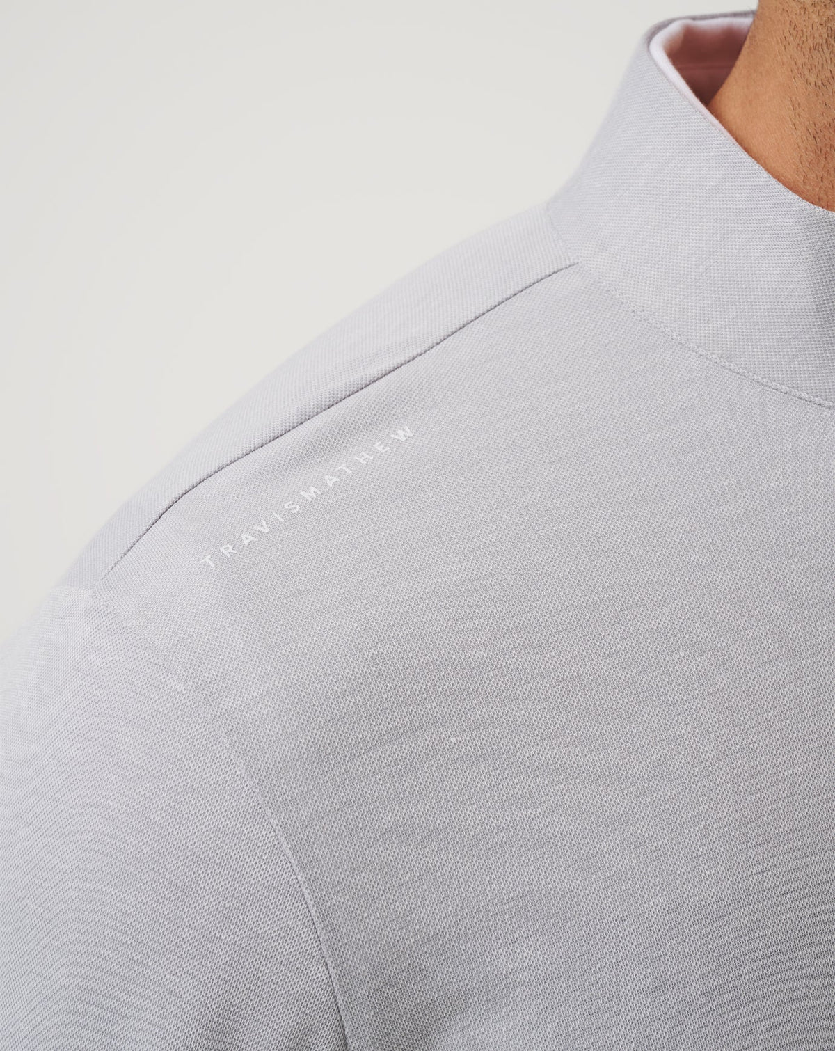San Francisco Giants Time To Tailgate Quarter Zip Heather Grey | Travis Mathew