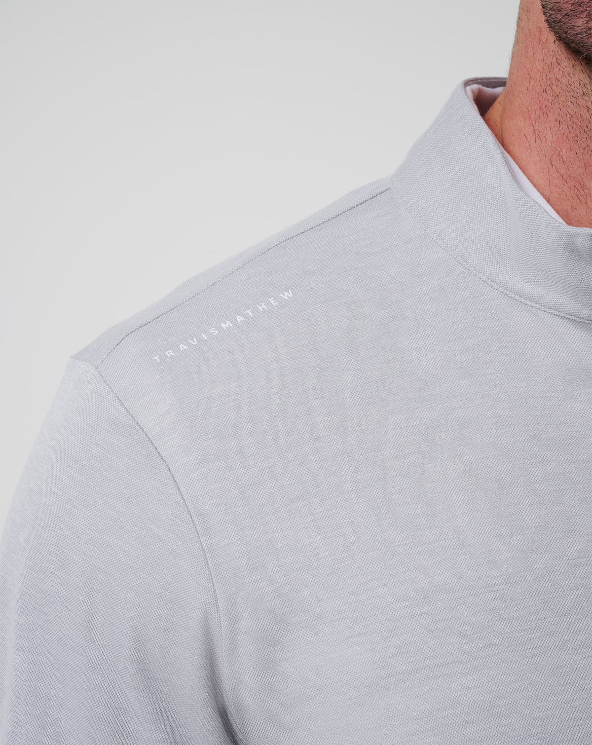 New York Yankees Time To Tailgate Quarter Zip Heather Grey | Travis Mathew