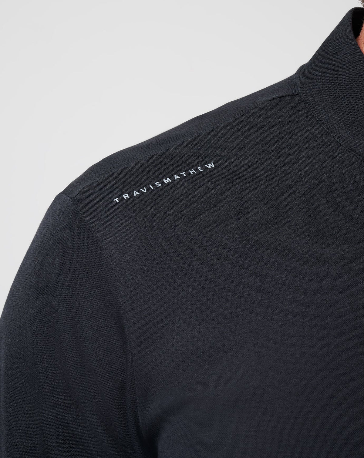 New York Mets Time To Tailgate Quarter Zip Black | Travis Mathew