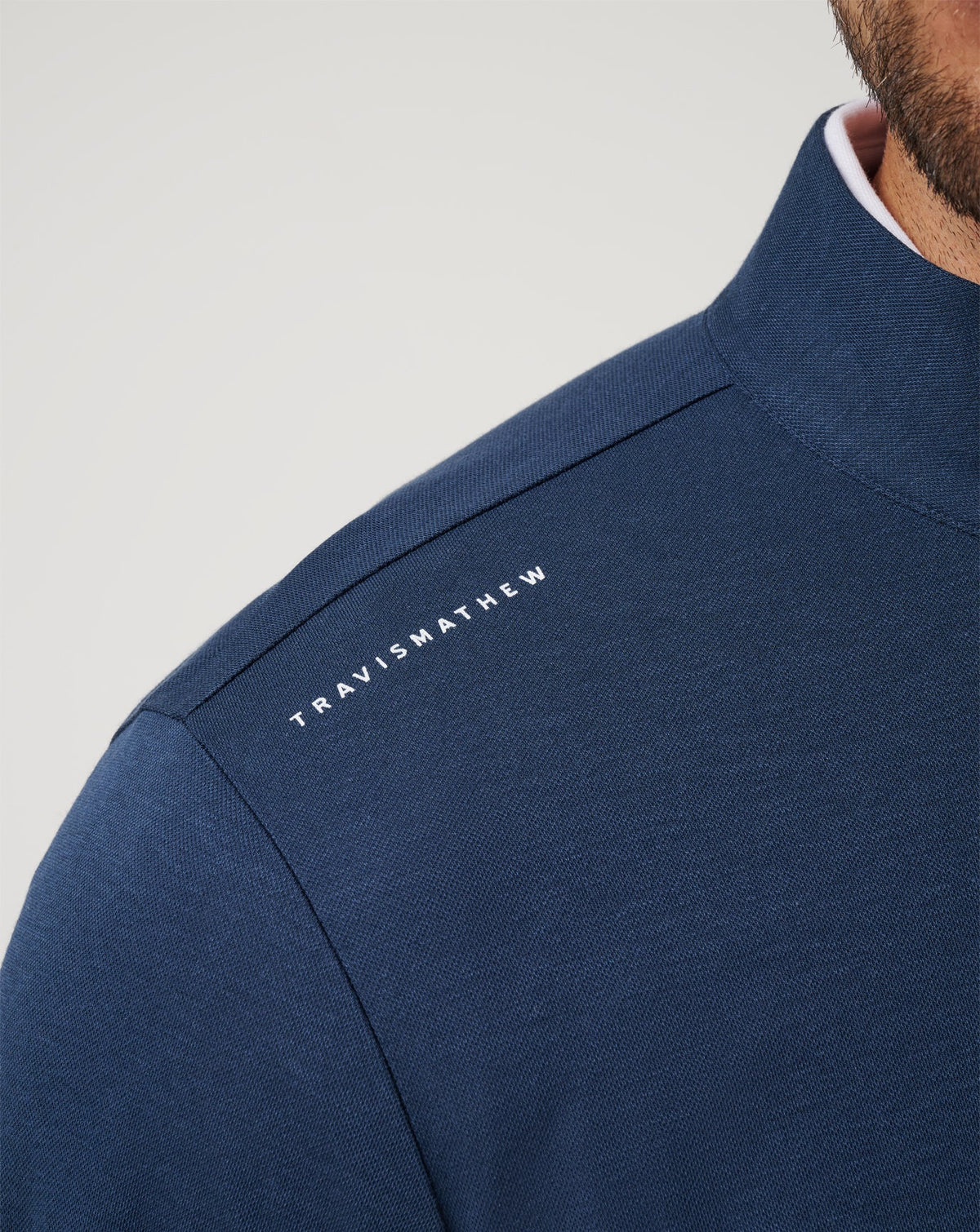 Atlanta Braves Time To Tailgate Quarter Zip Navy | Travis Mathew
