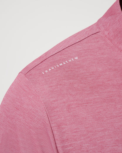 Cleveland Guardians Time To Tailgate Quarter Zip Heather Red | Travis Mathew
