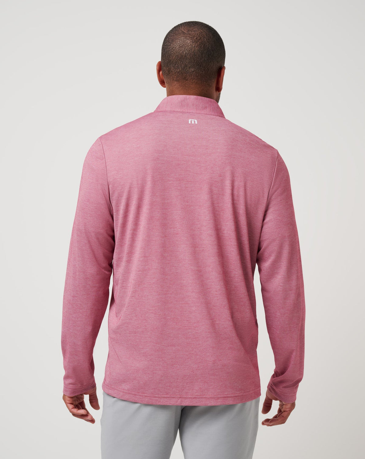 Texas Rangers Time To Tailgate Quarter Zip Heather Red | Travis Mathew