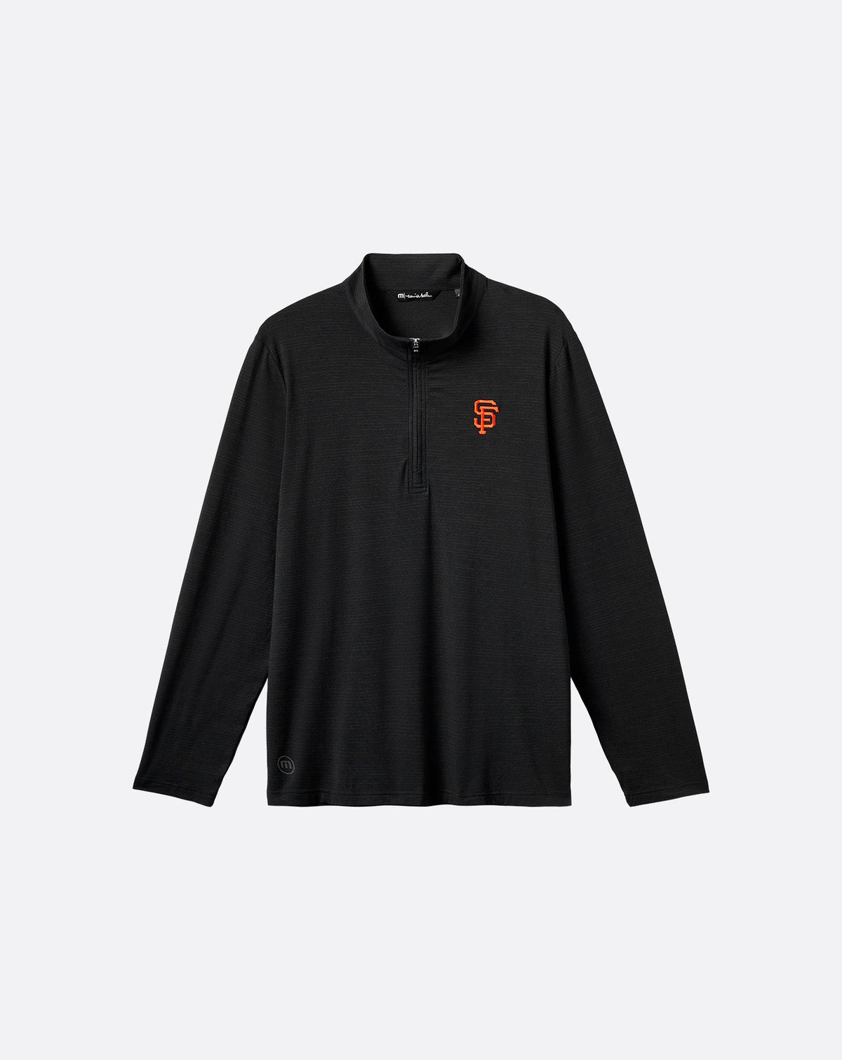 San Francisco Giants The Heater Quarter Zip Black | Travis Mathew