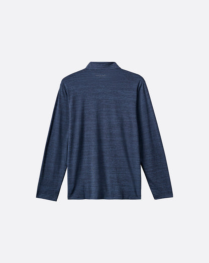 New York Yankees The Heater Quarter Zip Vintage Indigo/Black | Travis Mathew