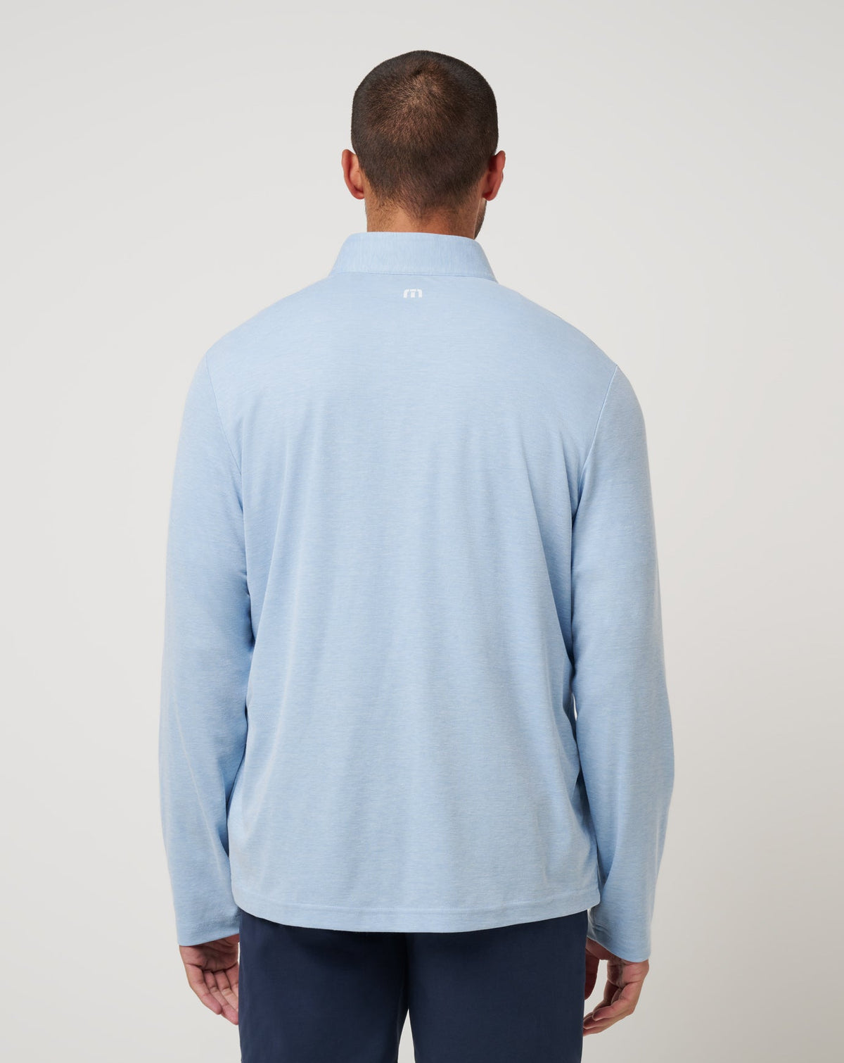 Toronto Blue Jays Time To Tailgate Quarter Zip Heather Blue | Travis Mathew