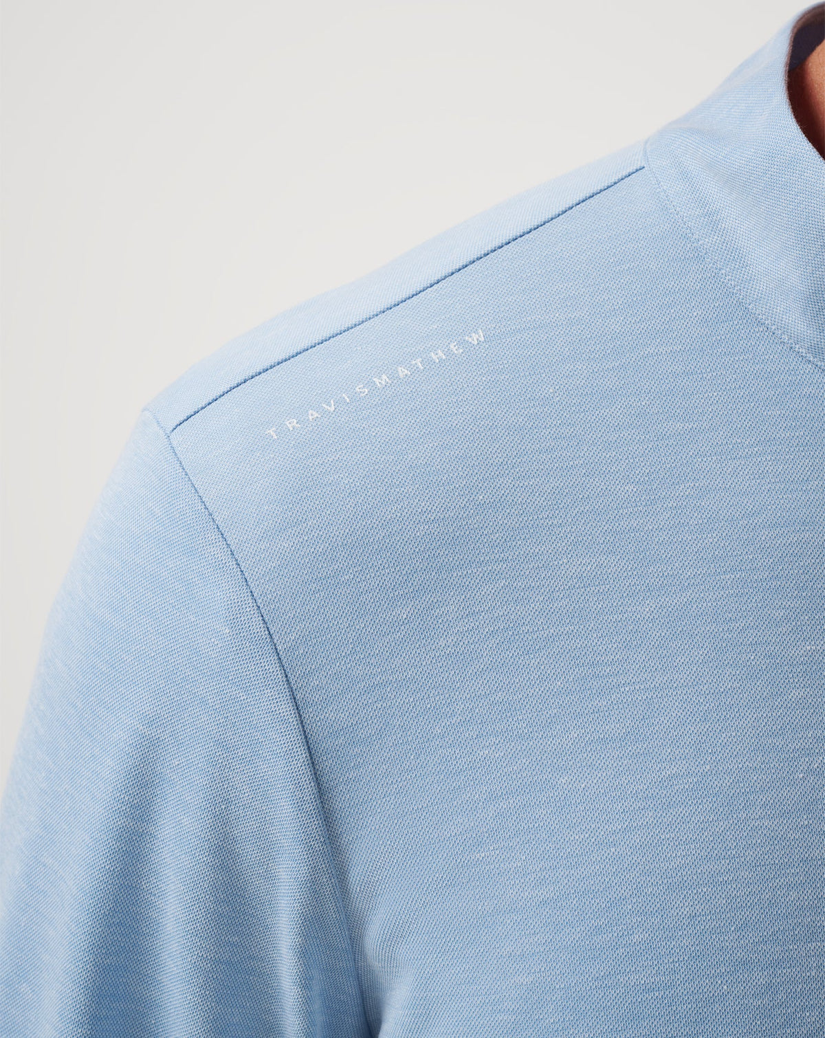 Texas Rangers Time To Tailgate Quarter Zip Heather Blue | Travis Mathew