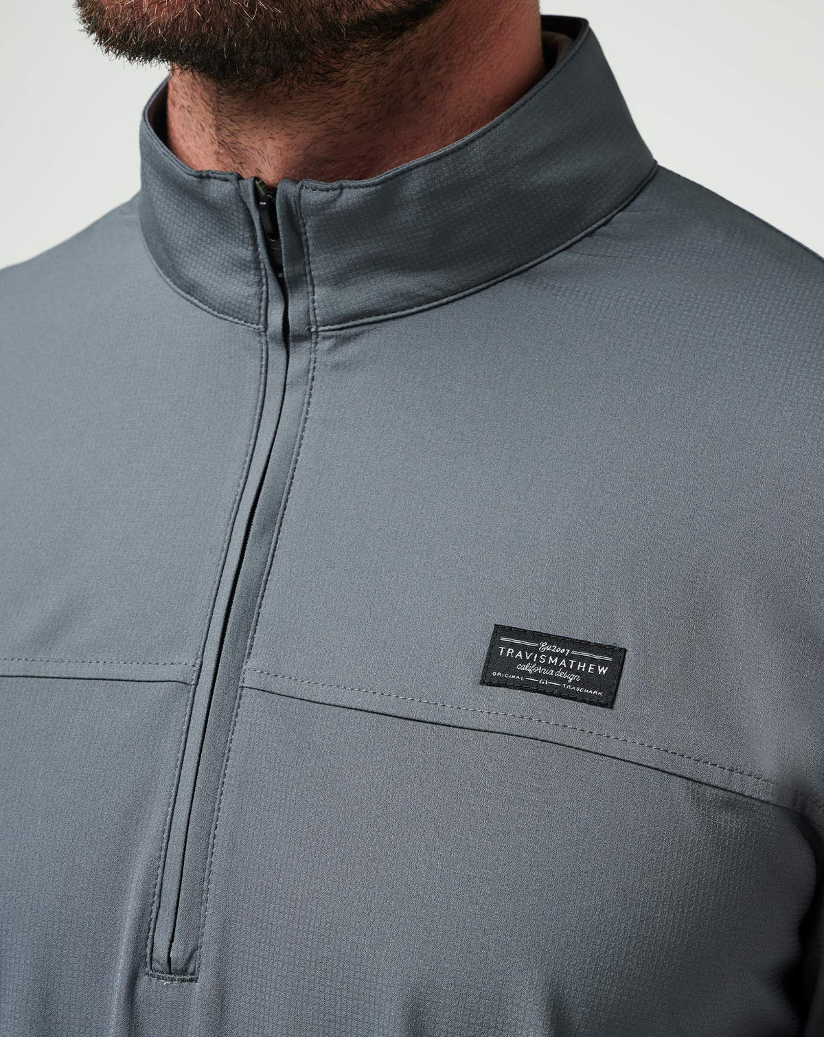 Wanderlust Quarter Zip Quiet Shade | Travis Mathew