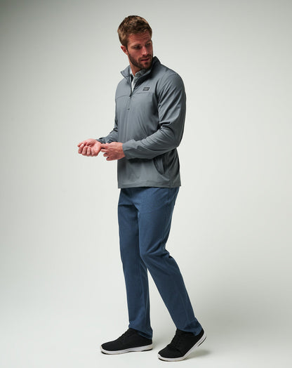 Wanderlust Quarter Zip Quiet Shade | Travis Mathew