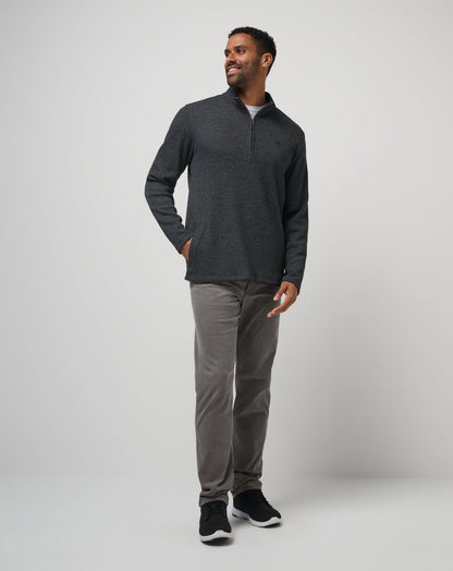 Last Sunset Quarter Zip Heather Dark Grey | Travis Mathew
