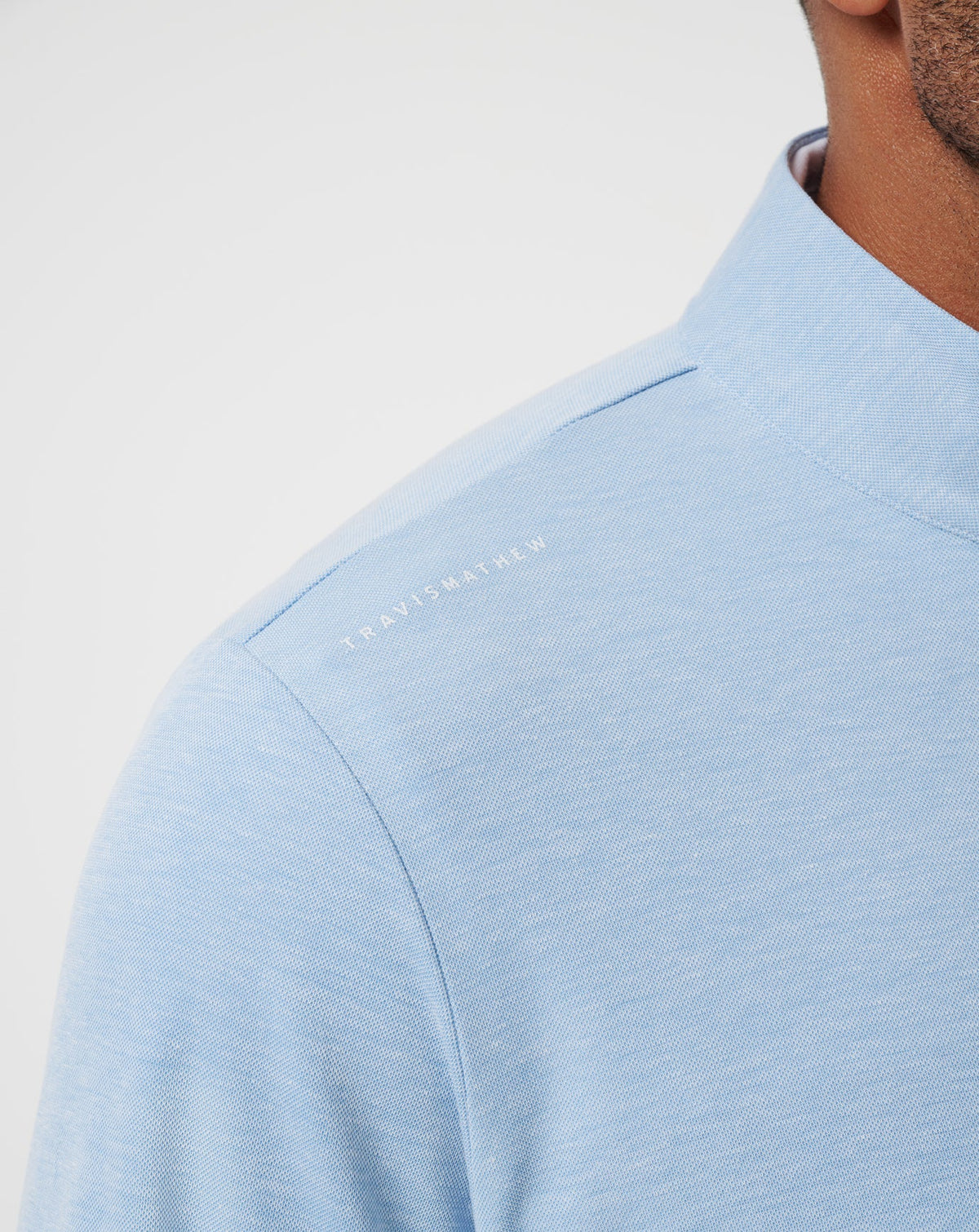 Kansas City Roayals Time To Tailgate Quarter Zip Heather Blue | Travis Mathew