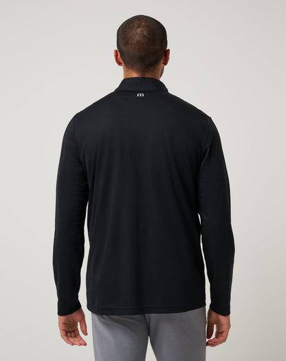 San Diego Padres Time To Tailgate Quarter Zip Black | Travis Mathew