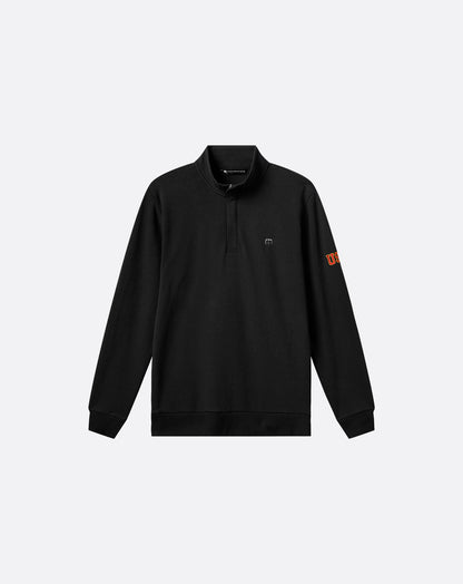 USC Cloud Quarter Zip 2.0 Black | Travis Mathew