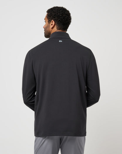 Nautical Adventure Quarter Zip Black | Travis Mathew