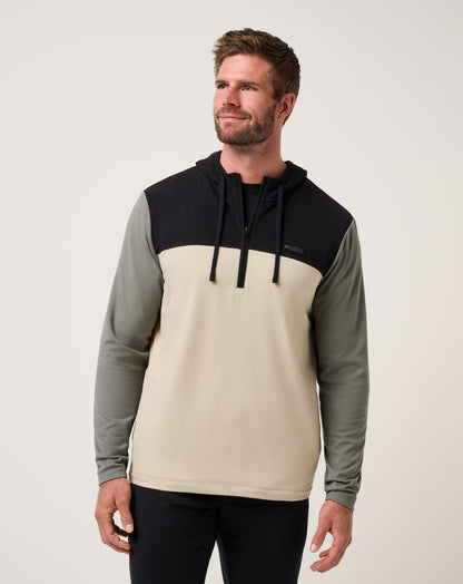 Brrrr Season Quarter Zip Black | Travis Mathew