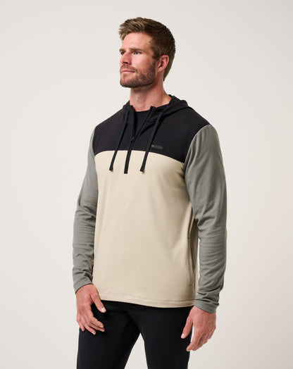 Brrrr Season Quarter Zip Black | Travis Mathew