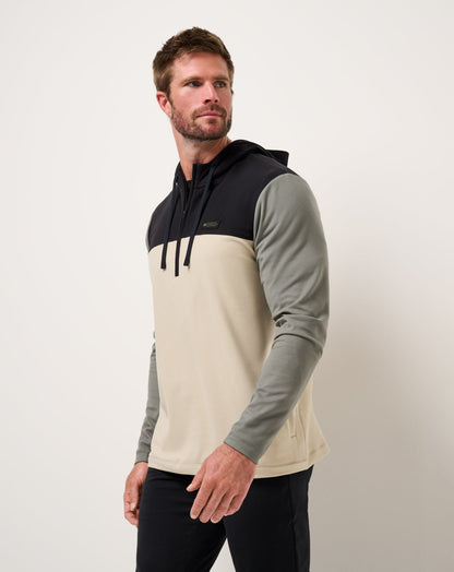 Brrrr Season Quarter Zip Black | Travis Mathew
