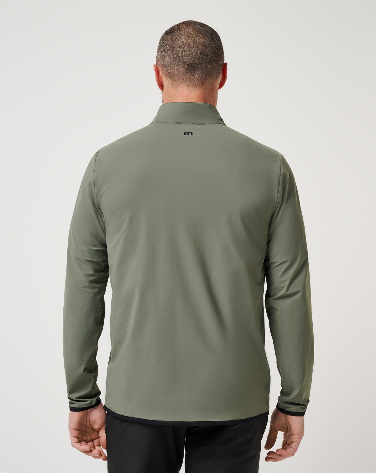 Jeep Tour Quarter Zip Dark Olive | Travis Mathew