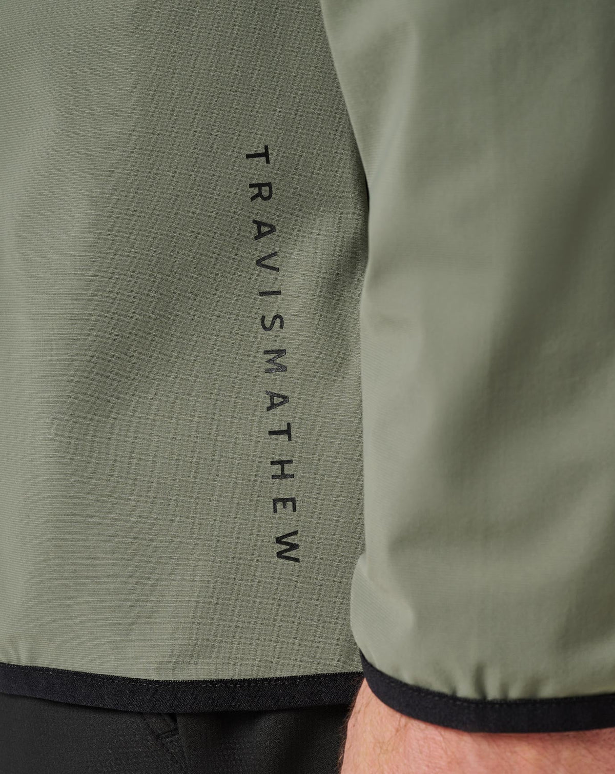 Jeep Tour Quarter Zip Dark Olive | Travis Mathew