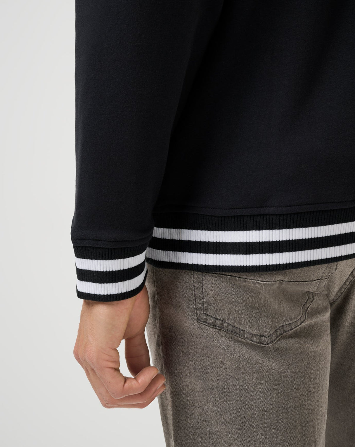 Happier Hour Quarter Zip Black | Travis Mathew