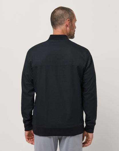 Highway Men Quarter Zip Black | Travis Mathew