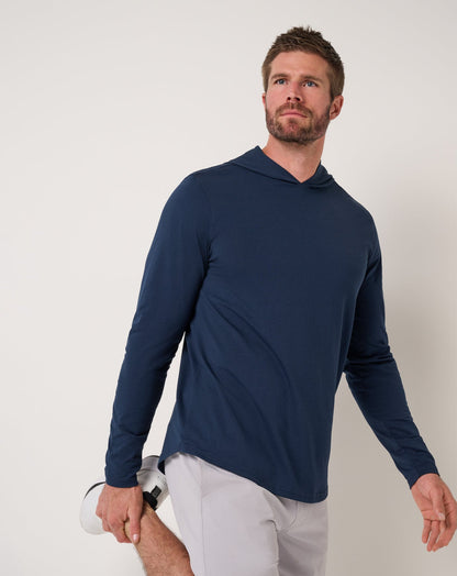 Performance Jersey Hoodie Total Eclipse | Travis Mathew