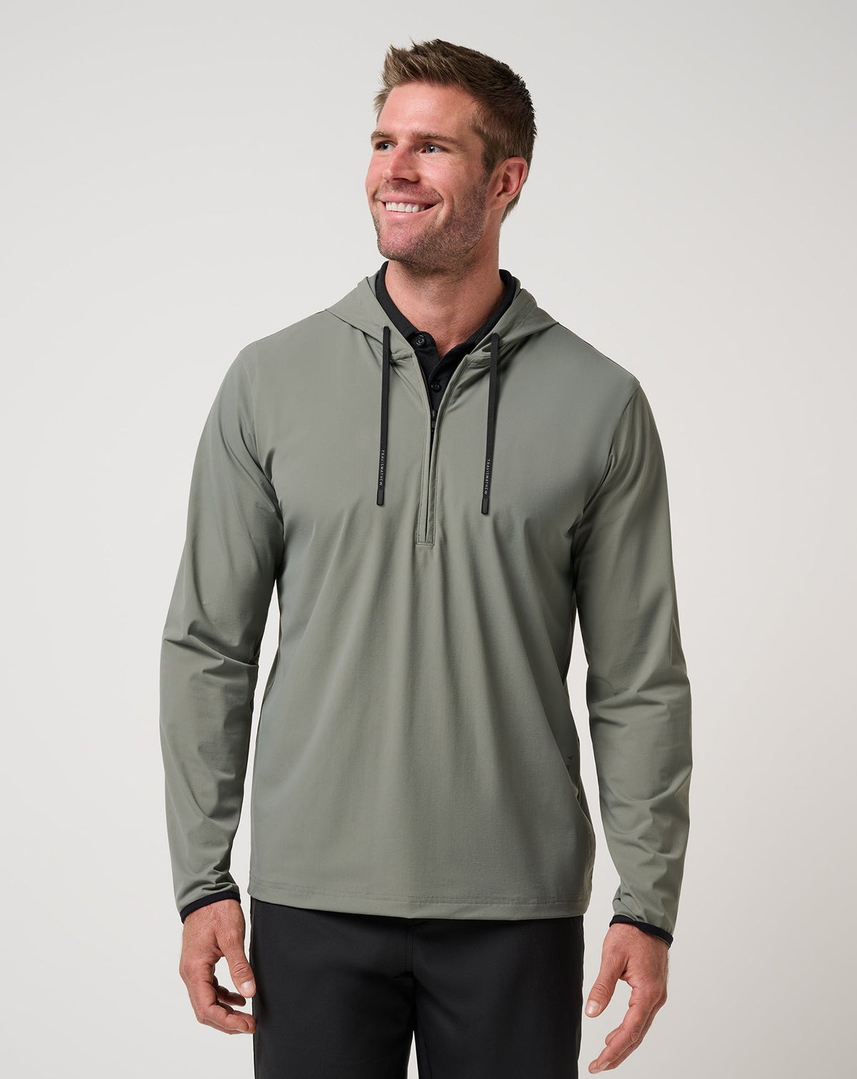 Hero Hour Tech Hoodie Dark Olive | Travis Mathew
