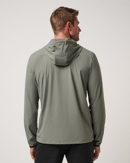 Hero Hour Tech Hoodie Dark Olive | Travis Mathew