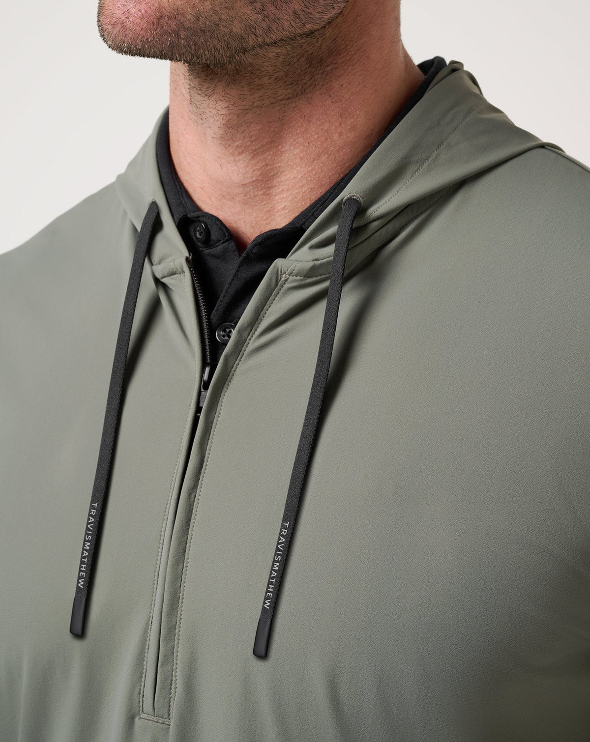 Hero Hour Tech Hoodie Dark Olive | Travis Mathew