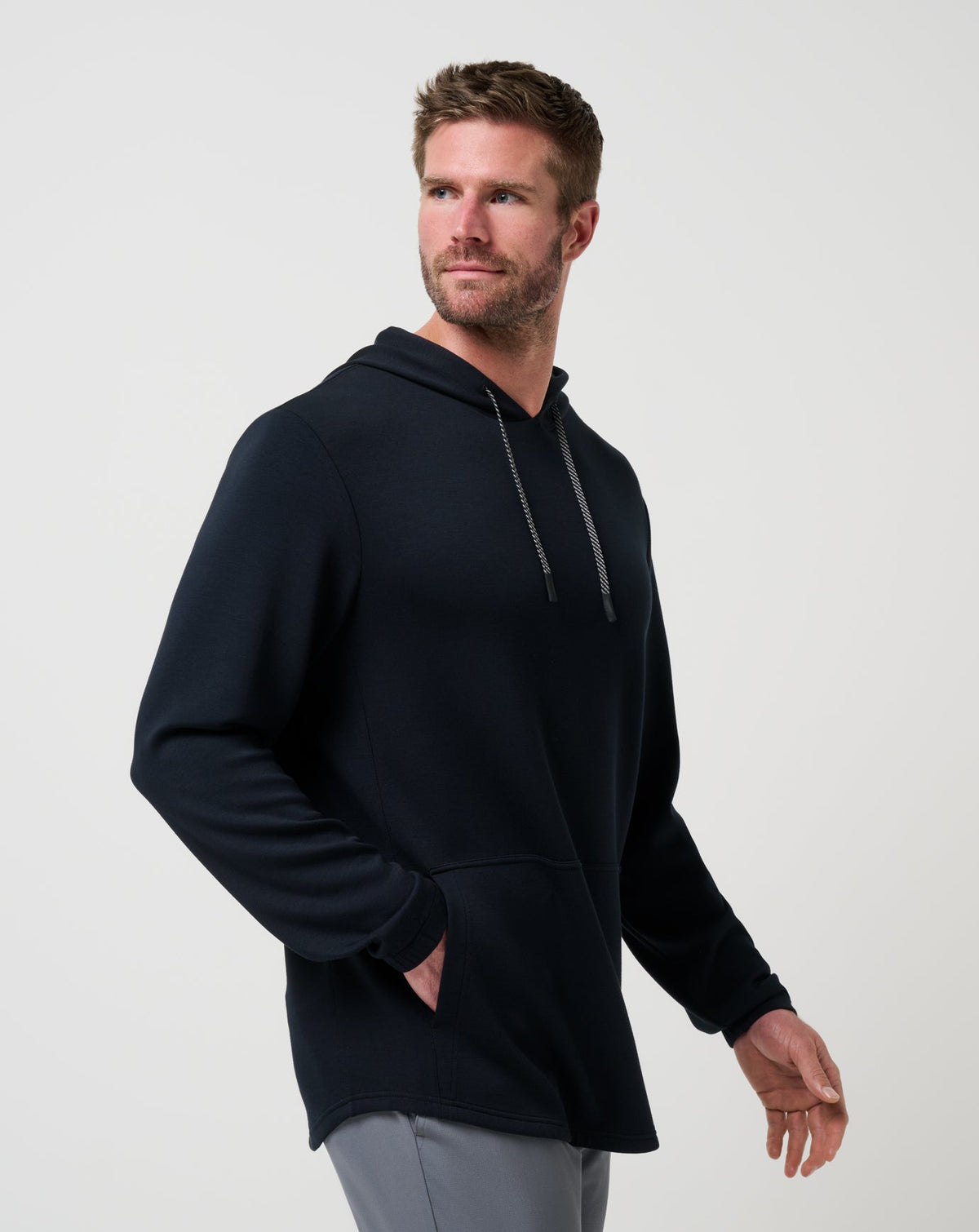 Fibercloud Hoodie Black | Travis Mathew