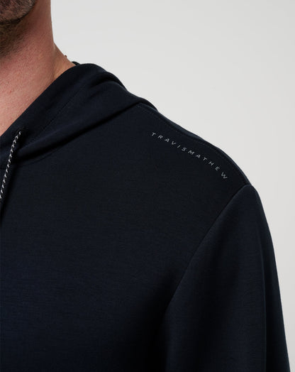 Fibercloud Hoodie Black | Travis Mathew