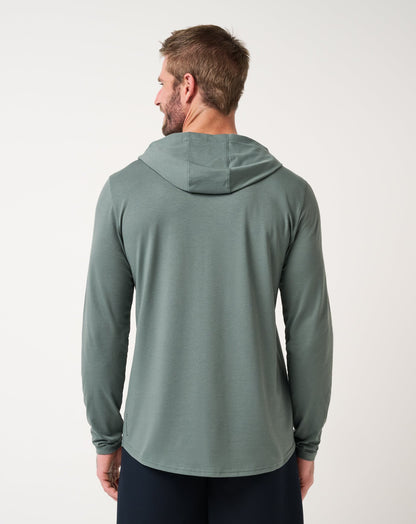 Performance Jersey Hoodie Balsam Green | Travis Mathew