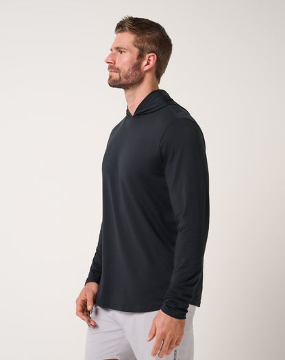 Performance Jersey Hoodie Black | Travis Mathew
