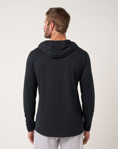 Performance Jersey Hoodie Black | Travis Mathew