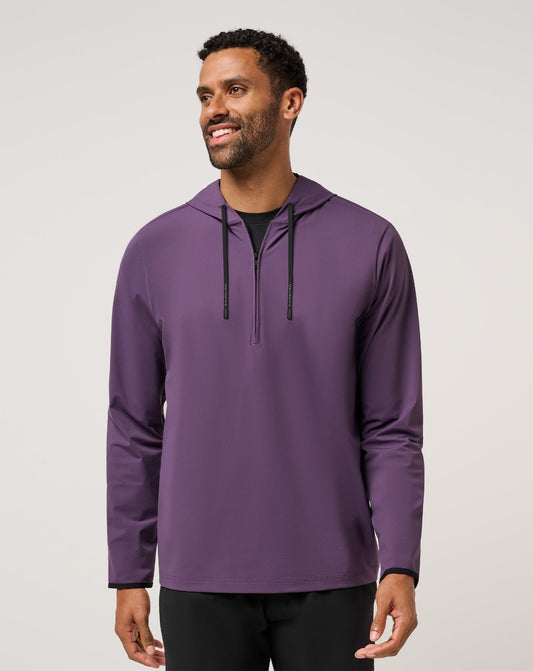 Hero Hour Tech Hoodie Purple Velvet | Travis Mathew
