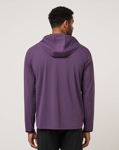 Hero Hour Tech Hoodie Purple Velvet | Travis Mathew