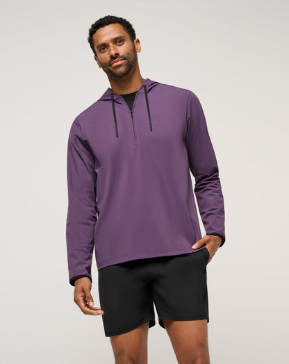 Hero Hour Tech Hoodie Purple Velvet | Travis Mathew