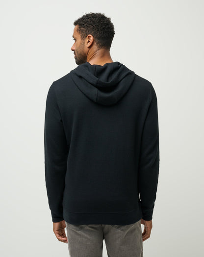 Cloud Waffle Hoodie Black | Travis Mathew