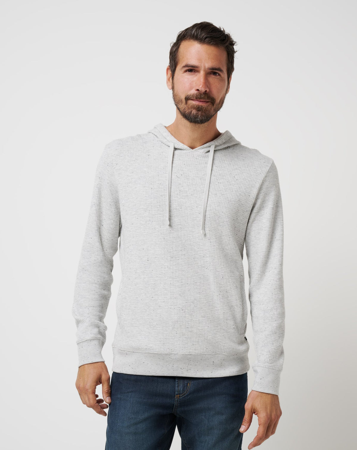 Cloud Waffle Hoodie Light Grey | Travis Mathew