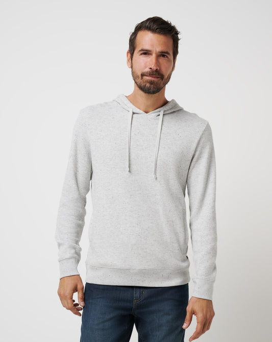 Cloud Waffle Hoodie Light Grey | Travis Mathew