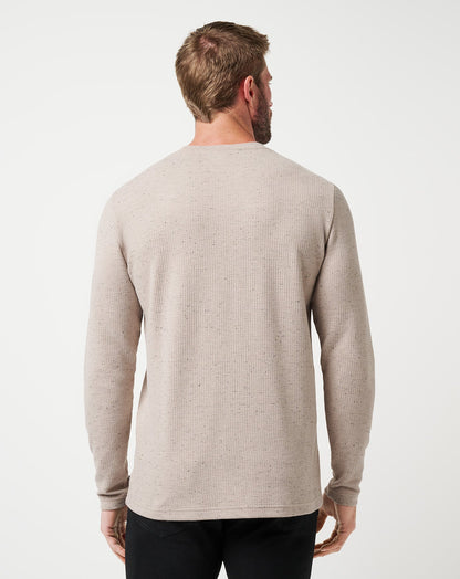 Cloud Waffle Crew Oxford Tan | Travis Mathew