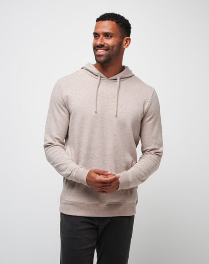 Cloud Waffle Hoodie Oxford Tan | Travis Mathew