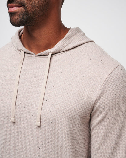 Cloud Waffle Hoodie Oxford Tan | Travis Mathew