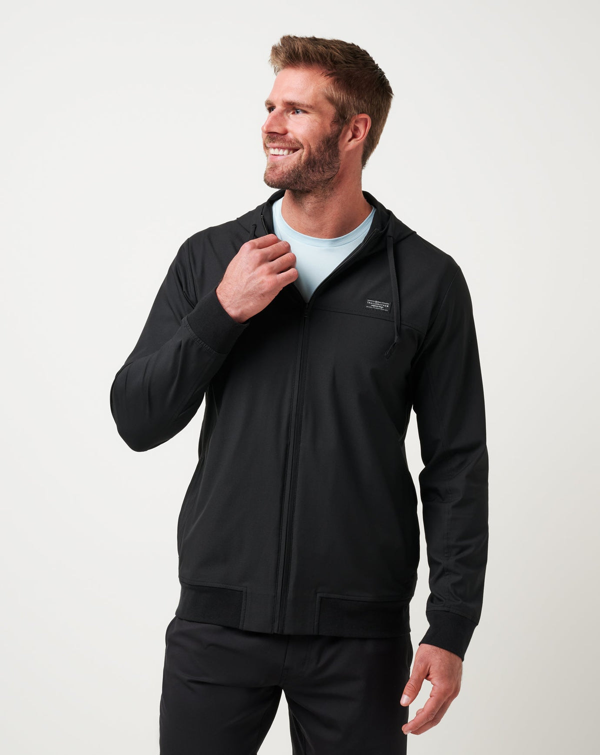 Wanderlust Hoodie Black | Travis Mathew