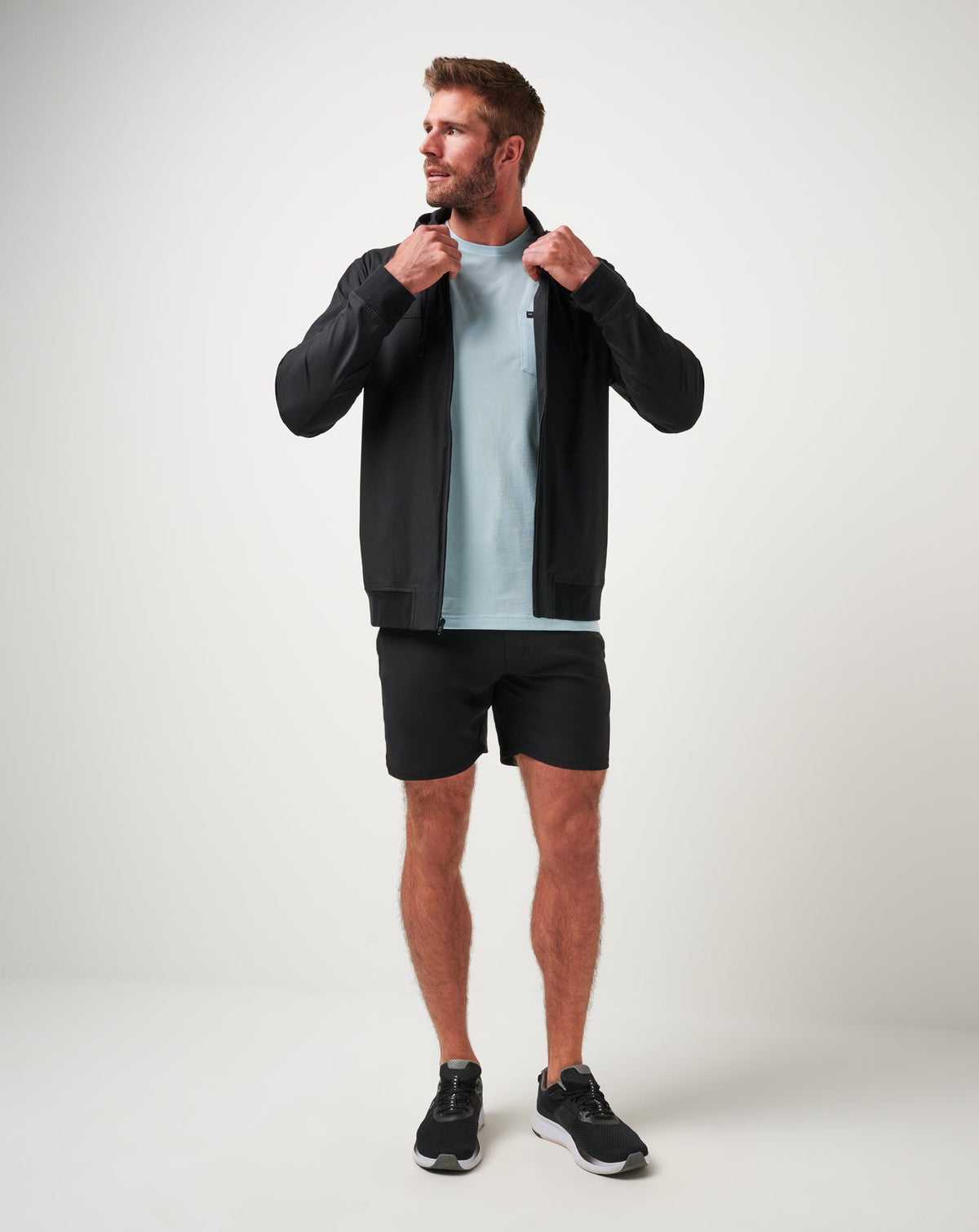 Wanderlust Hoodie Black | Travis Mathew